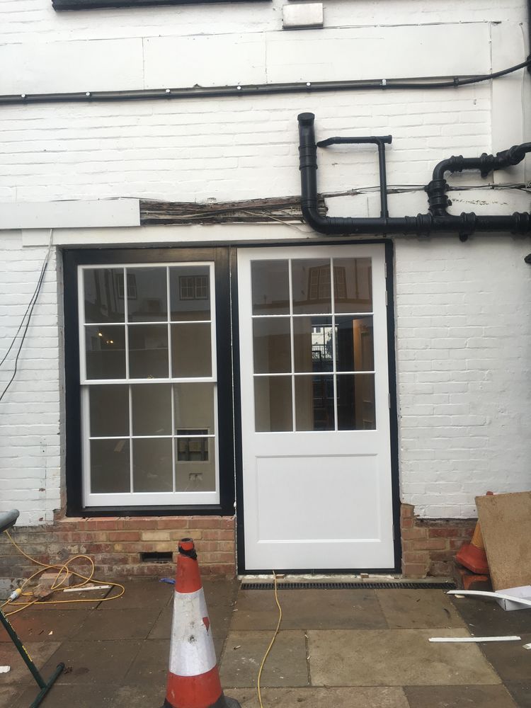 Handcrafted wooden door